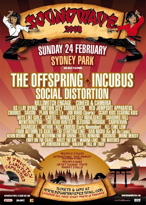 soundwave 2008 lineup